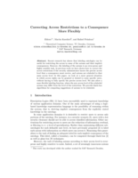 Correcting Access Restrictions to a Consequence More Flexibly