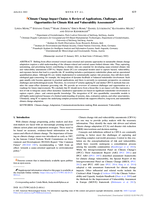Climate Change Impact Chains: A Review of Applications, Challenges, and Opportunities for Climate Risk and Vulnerability Assessments