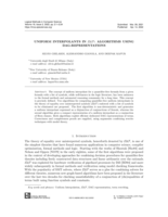 Uniform Interpolants in EUF: Algorithms using DAG-representation
