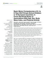 Basic Motor Competencies of 6- to 8-Year-Old Primary School Children in 10 European Countries: A Cross-Sectional Study on Associations With Age, Sex, Body Mass Index, and Physical Activity