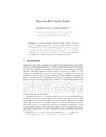 Bayesian Description Logics