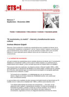 "El movimiento y la matriz": Internet y transformación socio-cultural