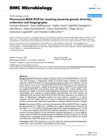 Fluorescent-BOX-PCR for resolving bacterial genetic diversity, endemism and biogeography