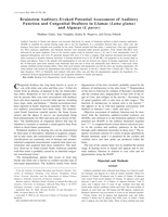 Brainstem auditory-evoked potential assessment of auditory function and congenital deafness in llamas (Lama glama) and alpacas (L pacos)