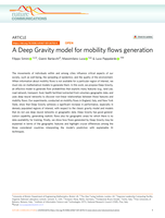 A Deep Gravity model for mobility flows generation
