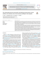 The relationship between personality and bullying among primary school children: The mediation role of trait emotion intelligence and empathy