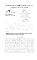Electric vehicles market penetration forecasts and scenarios: a review and outlook