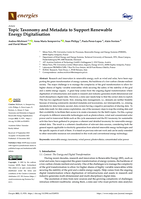 Topic Taxonomy and Metadata to Support Renewable Energy Digitalisation