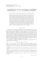 A comparison of duality and energy a posteriori estimates for L∞(0,T;L2(Ω)) in parabolic problems