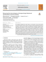 Measuring the interestingness of temporal logic behavioral specifications in process mining