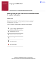 Biographical perspectives on language ideologies in teacher education