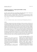Microbial succession in a compost-packed biofilter treating benzene-contaminated air
