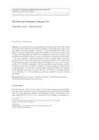 The Bayesian Ontology Language BEL