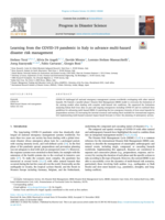 Learning from the COVID-19 pandemic in Italy to advance multi-hazard disaster risk management