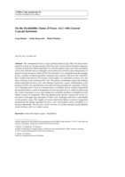 On the decidability status of fuzzy ALC with general concept inclusions
