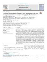 EXplainable Neural-Symbolic Learning (X-NeSyL) methodology to fuse deep learning representations with expert knowledge graphs: The MonuMAI cultural heritage use case