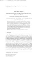 A distributed architecture for policy-customisable multi-tenant Processes-as-a-Service