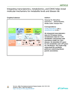Integrating transcriptomics, metabolomics, and GWAS helps reveal molecular mechanisms for metabolite levels and disease risk