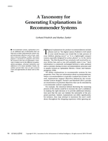 A Taxonomy for Generating Explanations in Recommender Systems