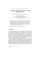 Ubiquitous Learning Perspectives in a Learning Management System
