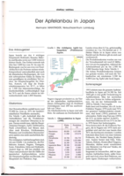 Der Apfelanbau in Japan