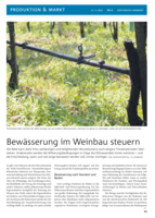 Bewässerung im Weinbau steuern