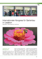 Internationaler Kongress für Gartenbau in Lissabon