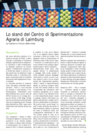 Lo stand del Centro di Sperimentazione Agraria di Laimburg: La ricerca e il futuro della mela