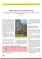 Alternativen zur Ausdünnung Teil 1