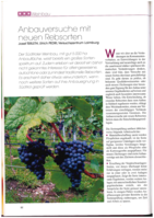 Anbauversuche mit neuen Rebsorten