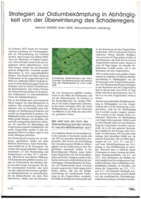Strategien zur Oidiumbekämpfung in Abhängigkeit von der Überwinterung des Schaderregers