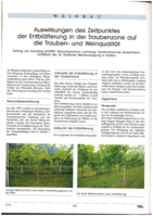 Auswirkungen des Zeitpunktes der Entblätterung in der Traubenzone auf die Trauben- und Weinqualität. Vortrag anlässlich der 33. Weinbautagung in Kaltern