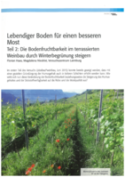 Lebendiger Boden für einen besseren Most Teil 2. Die Bodenfruchtbarkeit im terrassierten Weinbau durch Winterbegrünung steigern