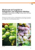 Bikarbonate als Fungizide im biologischen und integrierten Weinbau