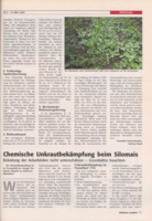 Chemische Unkrautbekämpfung beim Silomais
