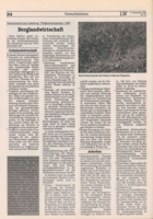 Tätigkeitsprogramm 1996: Berglandwirtschaft
