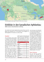 Einblicke in den kanadischen Apfelanbau