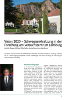 Vision 2020 - Schwerpunktsetzung in der Forschung am Versuchzentrum Laimburg