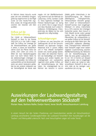 Auswirkungen der Laubwandgestaltung auf den hefeverwertbaren Stickstoff