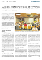 Wissenschaft und Praxis abstimmen