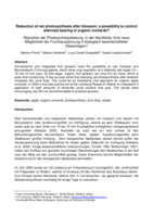 Reduction of net photosynthesis after blossom: a possibility to control alternate bearing in organic orchard
