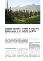 Scopazzi del melo: risultati di una prova quadriennale in un frutteto modello