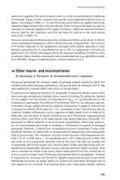 Other macro- and micronutrients