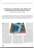 Die Böden im Überetsch (IV): Böden auf späteiszeitlichen Seenablagerungen