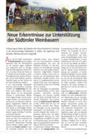 Neue Erkenntnisse zur Unterstützung der Südtiroler Weinbauern