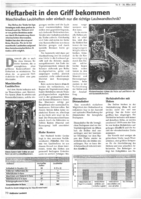 Heftarbeit in den Griff bekommen. Maschinelles Laubheften oder einfach nur die richtige Laubwandtechnik?