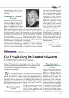 Die Entwicklung im Baumschulwesen