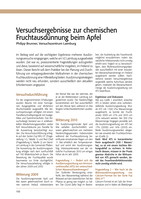 Versuchsergebnisse zur chemischen Fruchtausdünnung beim Apfel