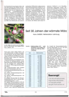 Seit 30 Jahren der wärmste März