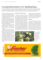 Fungizidresistenz im Apfelanbau